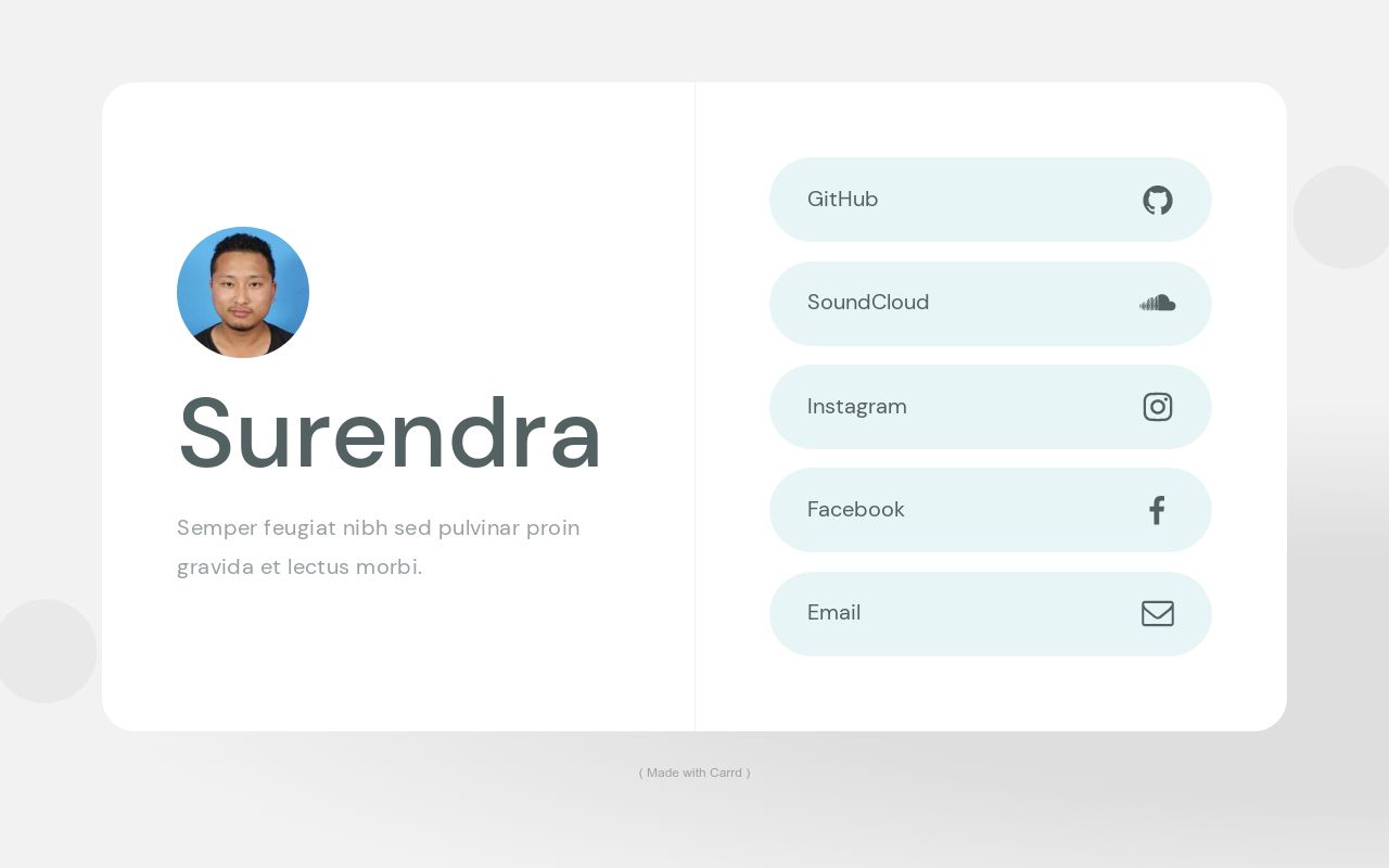 Carrd profile picture for @surendra